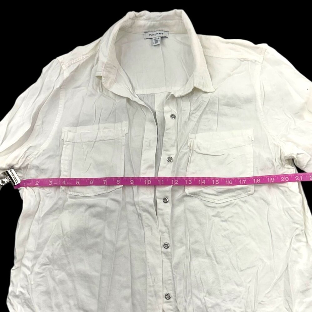 Pure Navy Linen Button Down - image 6